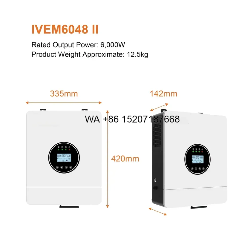 Off Grid Solar Inverter 48V 6000W - Wmwmnu para Felicitysolar Inversor Solar de