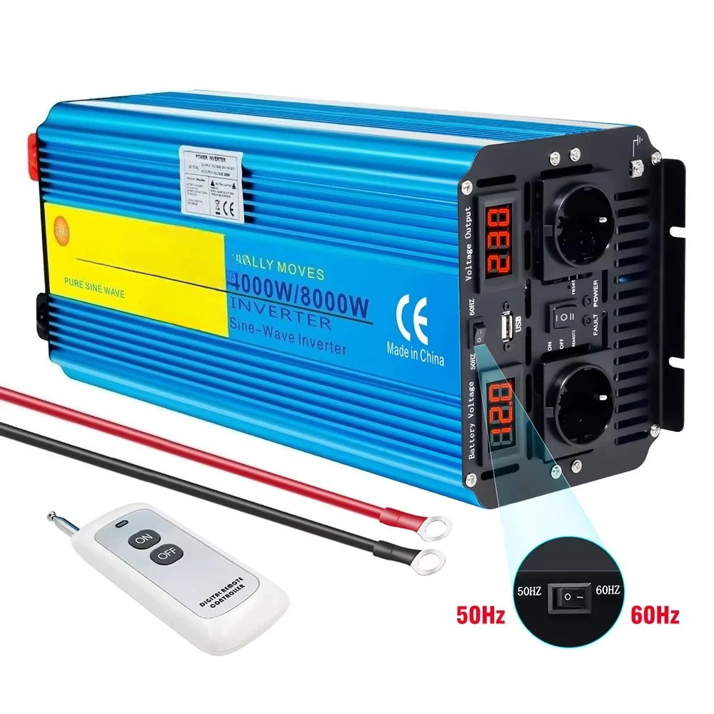Off Grid Solar Inverter 48V 6000W - Gerador Inversor Transformador de Energia Solar