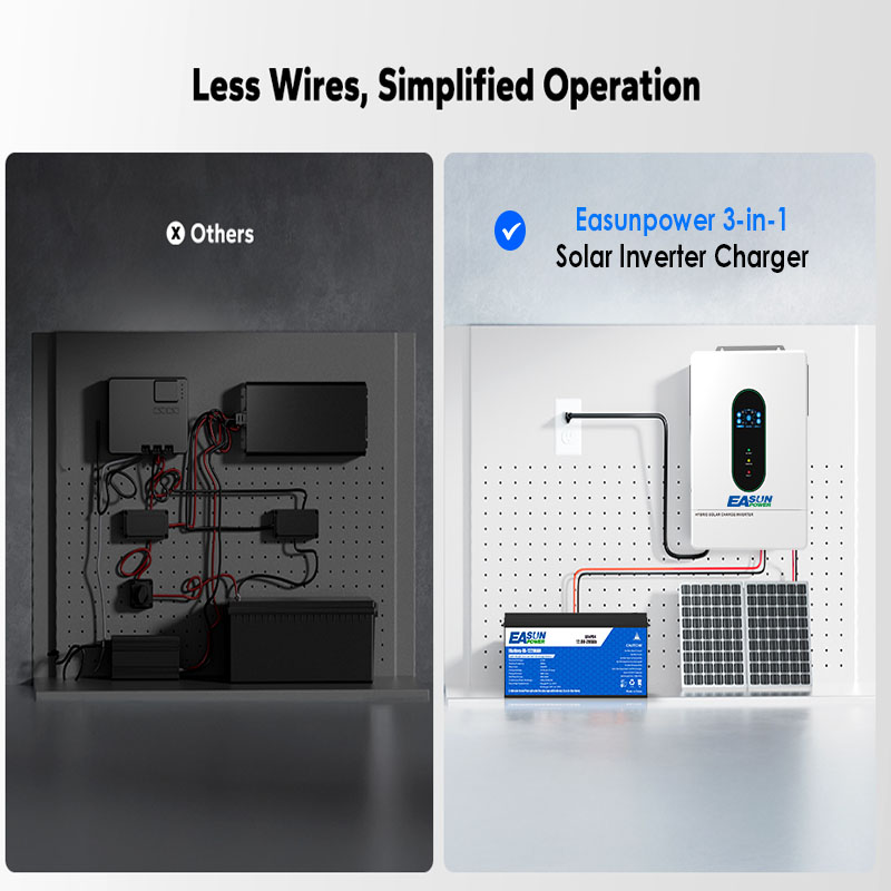 Inversor Solar Híbrido EASUN P - Grid Tie Inverter Limiter 2000W avaliação e preço