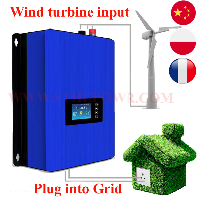 Inversor de grade de energia e - Grid Tie Inverter Limiter 2000W avaliação e preço