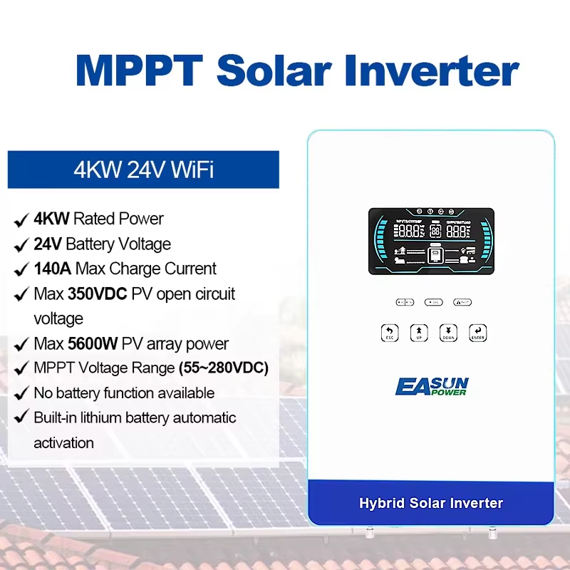 Inversor Solar Híbrido EASUN P - Grid Tie Inverter Limiter 2000W avaliação e preço